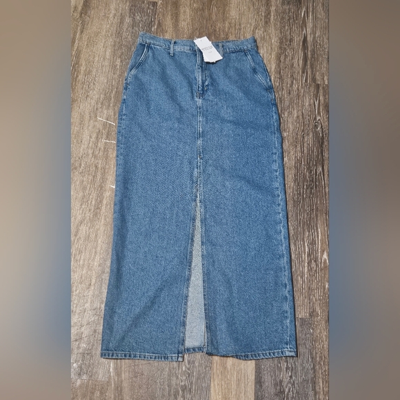 Derek Lam 10 Crosby Women's Sutton Vintage Long Denim Skirt Size 28 $295 NWT - Picture 5 of 9